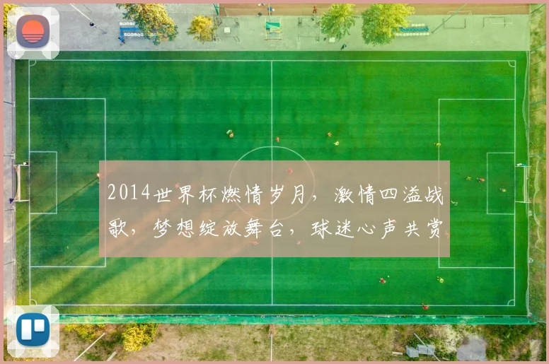 2014世界杯燃情岁月，激情四溢战歌，梦想绽放舞台，球迷心声共赏。